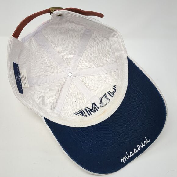 HOME Missouri Slideback Hat White One Size Adjustable Embroidered State of Mine - Picture 6 of 8